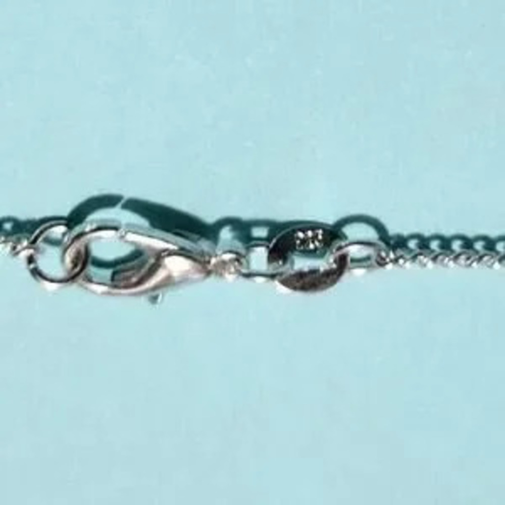 Alice Wonderland Sterling Sliver 925 Necklace Psychedelic Halloween Christmas